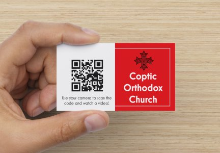 Scan bar-code and watch Video ‘The Coptic Orthodox Church’